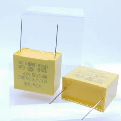 Yellow Color Metallized Polypropylene X2 Safety Capacitor 475K 310V