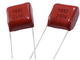 Red 0.01 UF Metallized Polyester Film Capacitor Voltage Proof