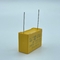 Yellow 225K/310V Metalized Polypropylene Film Capacitor Rainproof